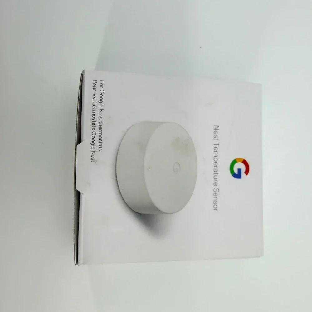 Google Nest Temperature Sensor FOR PARTS ONLY White A0106 Smart Home Accessory